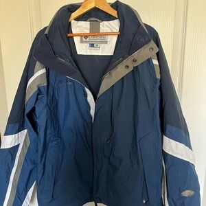 Columbia Blue and Gray Performance Jacket